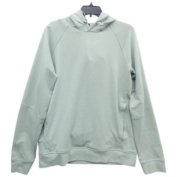 Lululemon City Sweat Pullover Hoodie Silver Blue Green Men's Size Medium - Picture 1 of 3